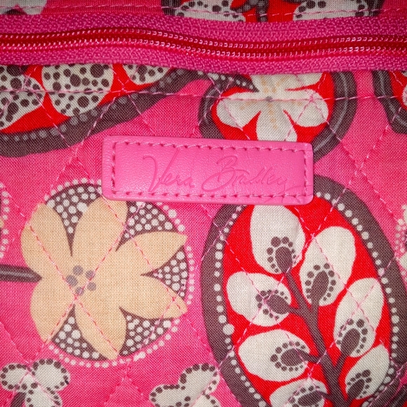 Vera Bradley Handbags - Vera Bradley Large Duffel travel bag Pink Swirls